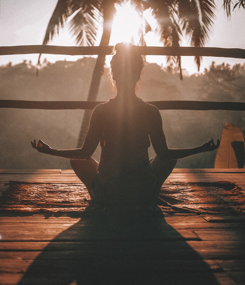 Peaceful meditation space